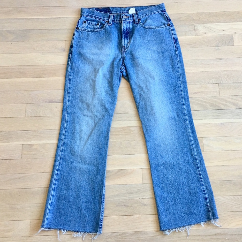 Levi's Cropped Boot Cut Flare Denim - image 6